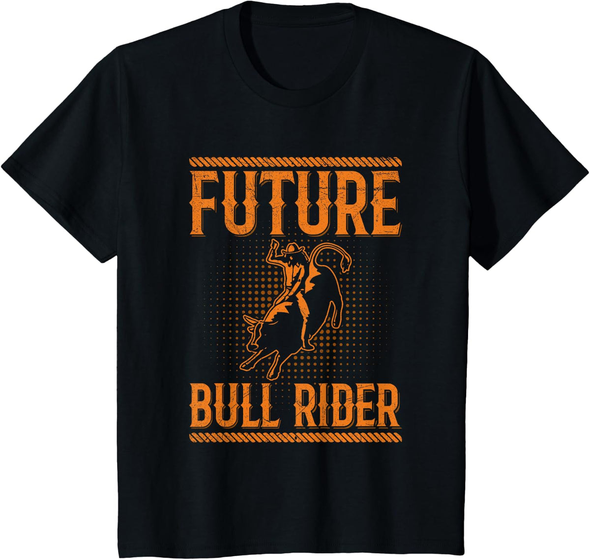 Future Bull Rider Quote for a Bull rider toddler T-Shirt - Black