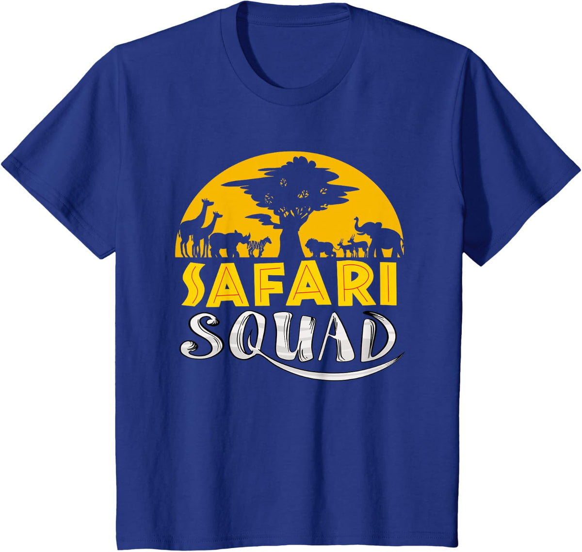 Cool Safari Squad | Funny South Africa Wildlife Group Gift T-Shirt - Royal Blue