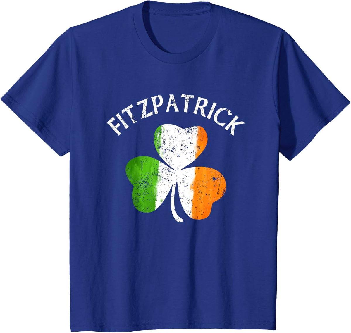 Fitzpatrick Irish Family Name T-Shirt - Royal Blue