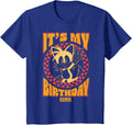 Sonic The Hedgehog It's My Birthday Cool Tails Pose Poster T-Shirt - Royal Blue
