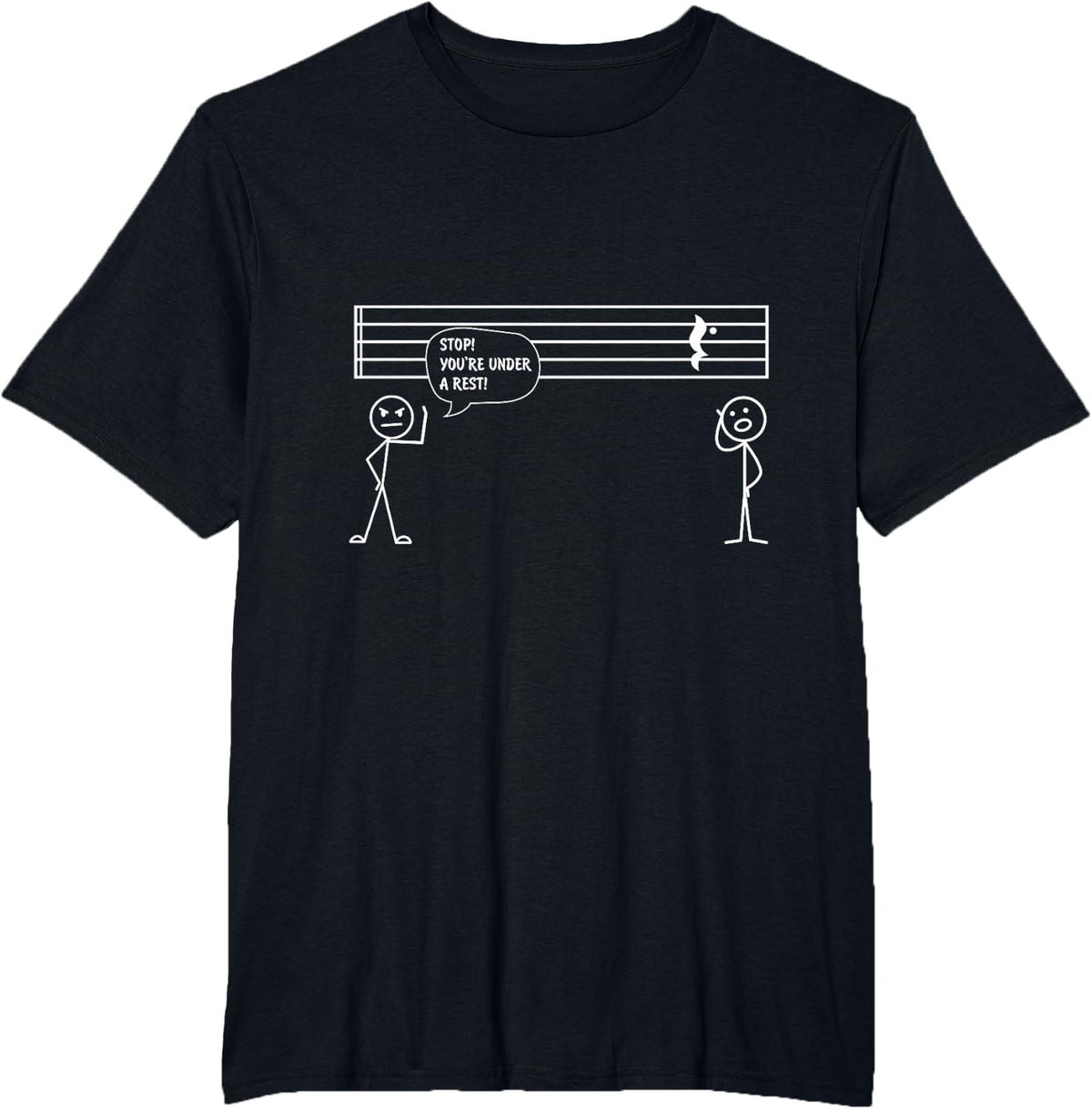 Orchestra Music Teacher Design T-Shirt - Black
