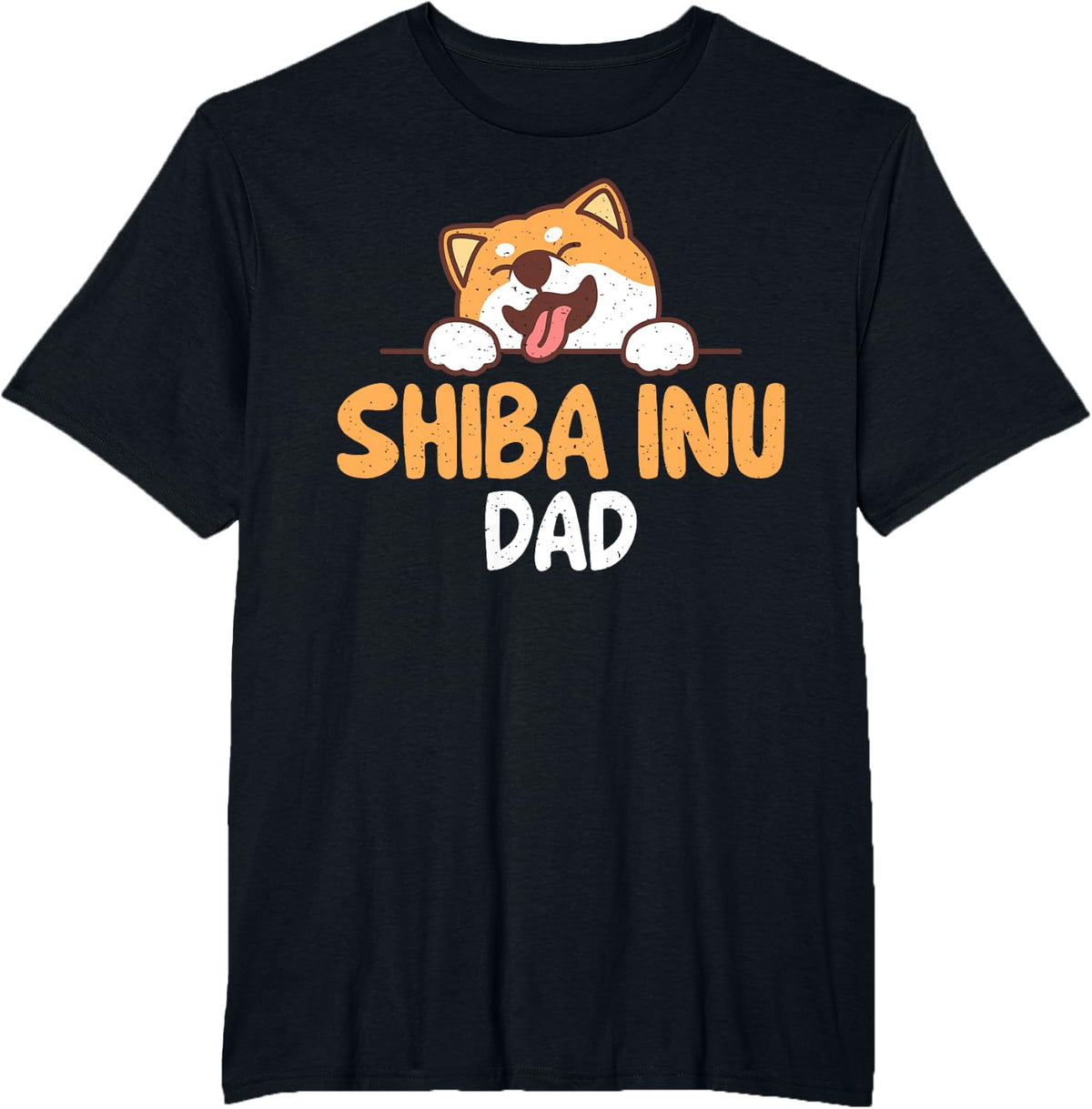 Shiba Inu Dad T-Shirt - Black