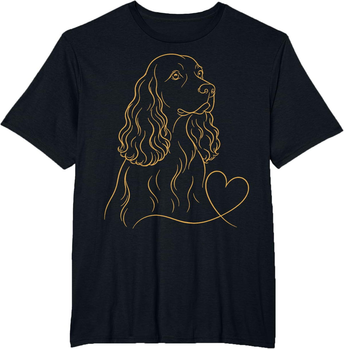 Dog Lover American Cocker Spaniel T-Shirt - Black