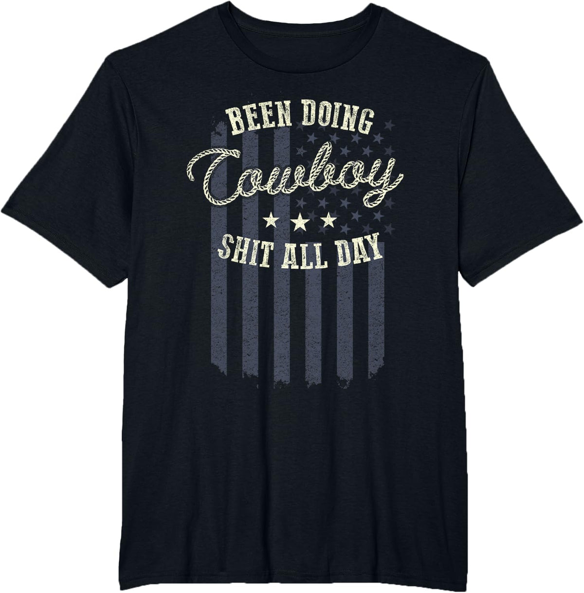 Been Doing Cowboy Shit Western Cowgirl Gift T-Shirt - Black