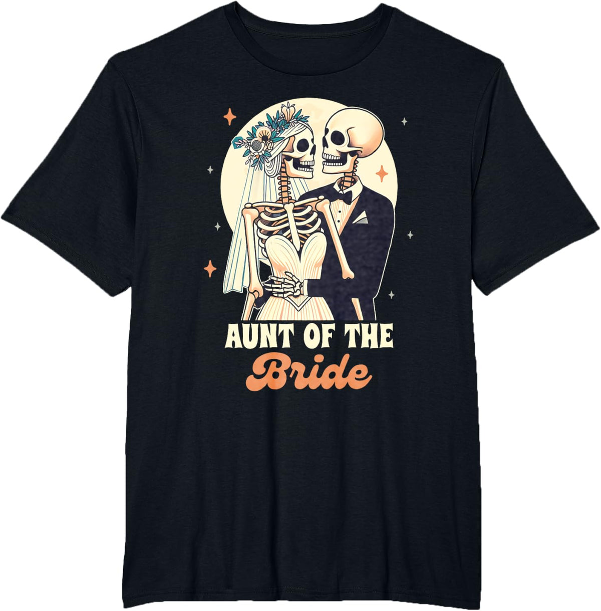 Auntie Of The Bride Wedding Rehearsal Aunt Of The Bride T-Shirt - Black