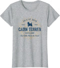 Retro Cairn Terrier Vintage T-Shirt - Heather Grey