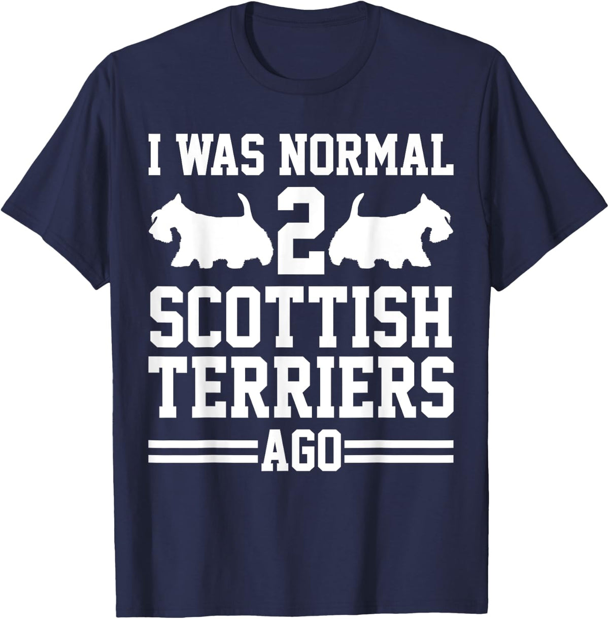 Scottish Terrier T-Shirt - Navy Blue