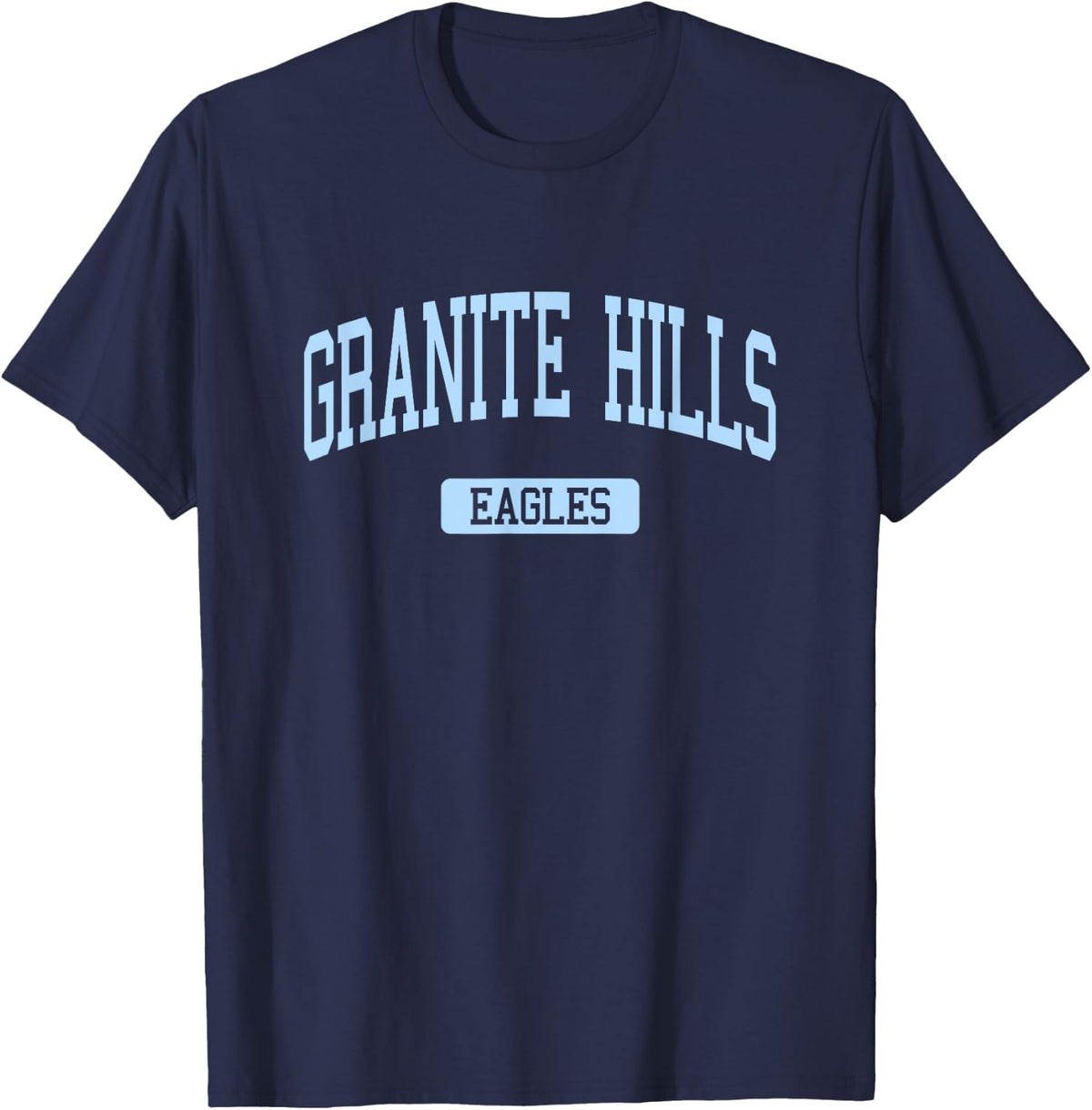 Granite Hills High School HS El Cajon CA Varsity Sports T-Shirt - Navy Blue