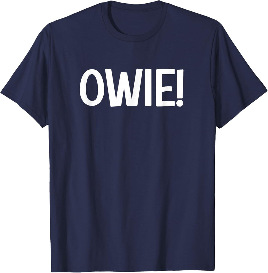 OWIE, Funny, Jokes, Sarcastic T-Shirt - Navy Blue