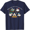 ABA Analyst Behavior Goes Where Reinforcement Flows RBT Duck T-Shirt - Navy Blue