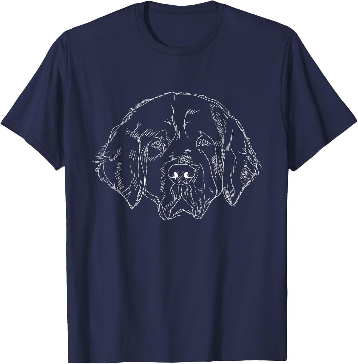 Dog Clumber Spaniel T-Shirt - Navy Blue