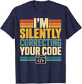 Computer Science Teacher Coding Instructor Programmer T-Shirt - Navy Blue