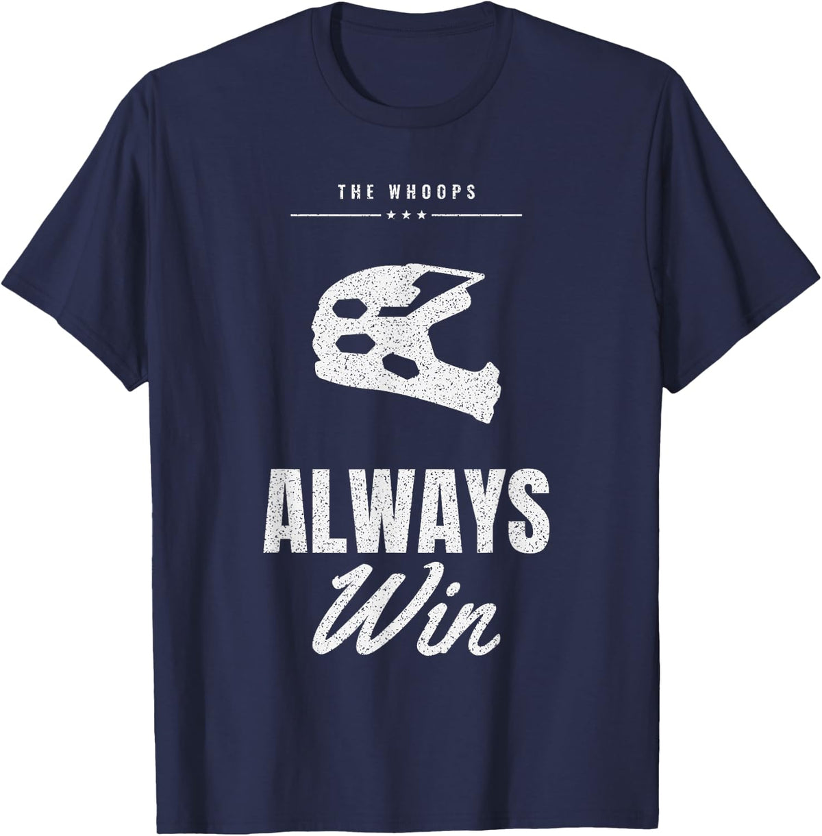 Arm Pump Sunday Race Loaded Van Practice Day Dirt Bike T-Shirt - Navy Blue