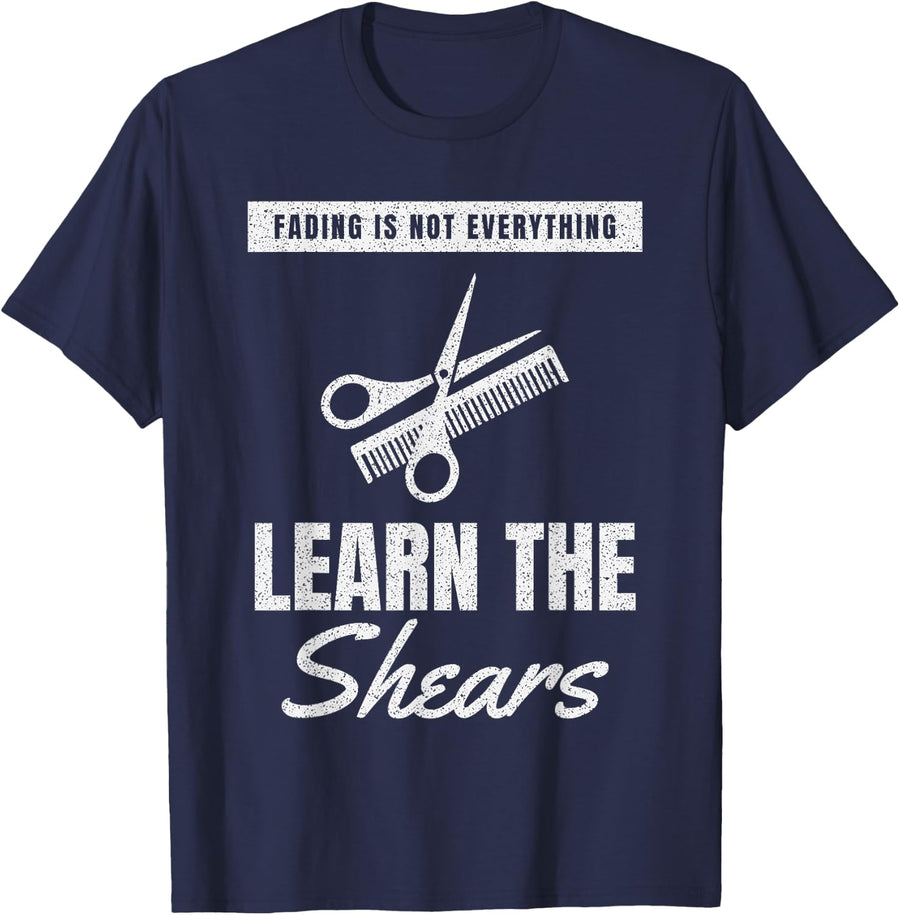 Hairdresser Barber Walk in Hair Stylist Hairdresser T-Shirt - Navy Blue
