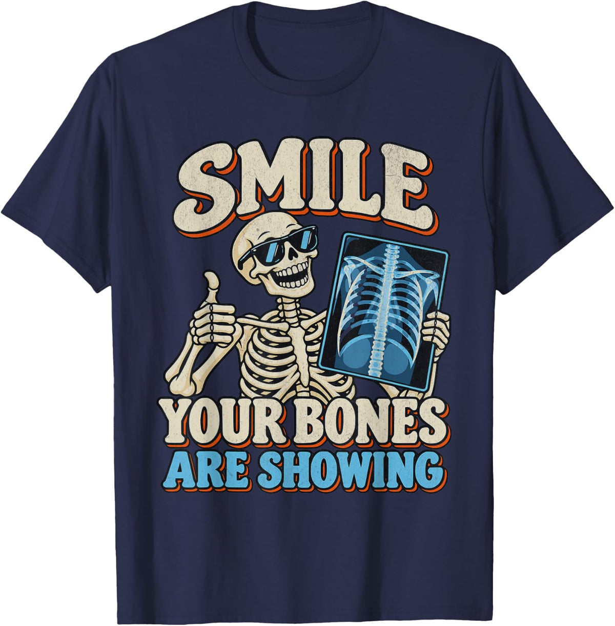Balance was Always The Plan Funny Fall Prevention Rehab T-Shirt - Navy Blue