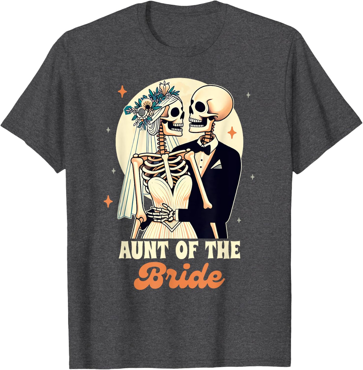Auntie Of The Bride Wedding Rehearsal Aunt Of The Bride T-Shirt - Dark Heather Grey