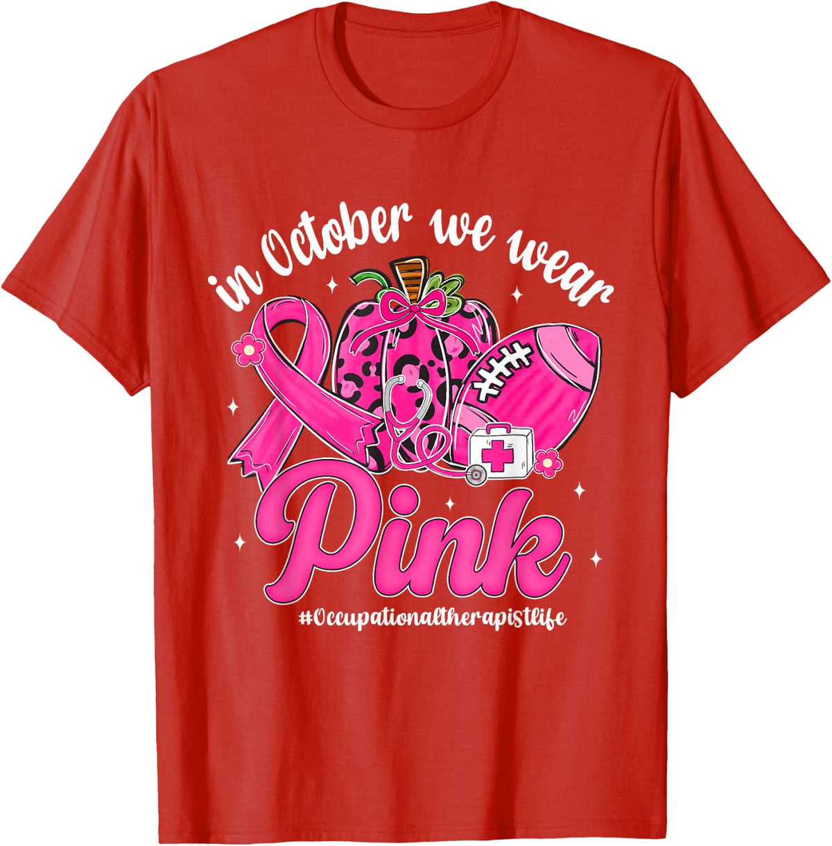 Breast Cancer T-Shirt - Red