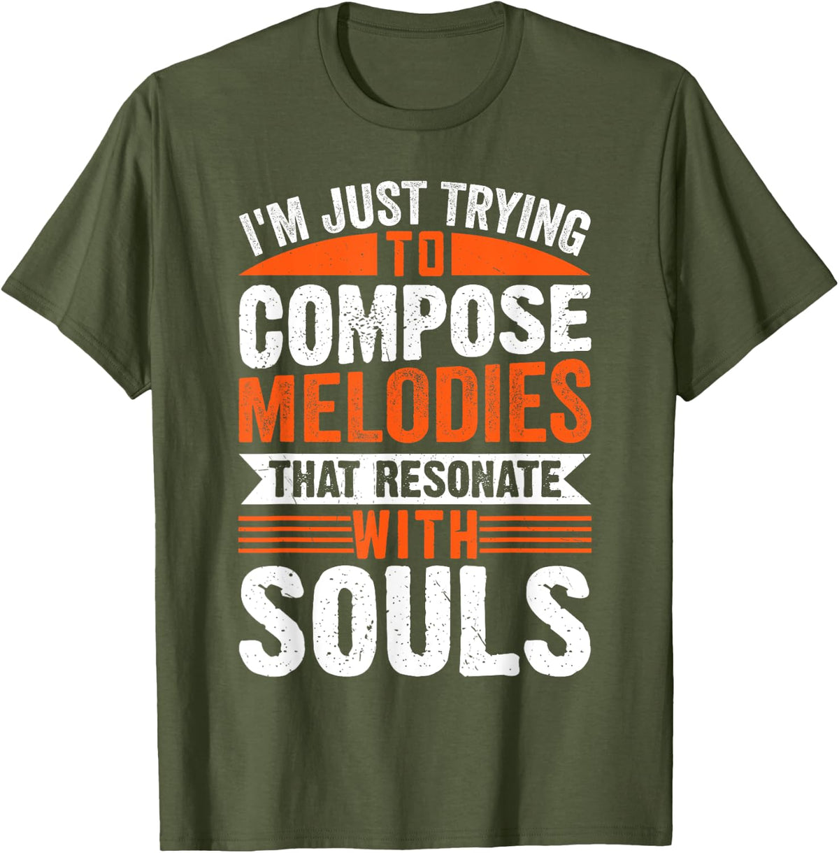 Drummers T-Shirt - Olive Green