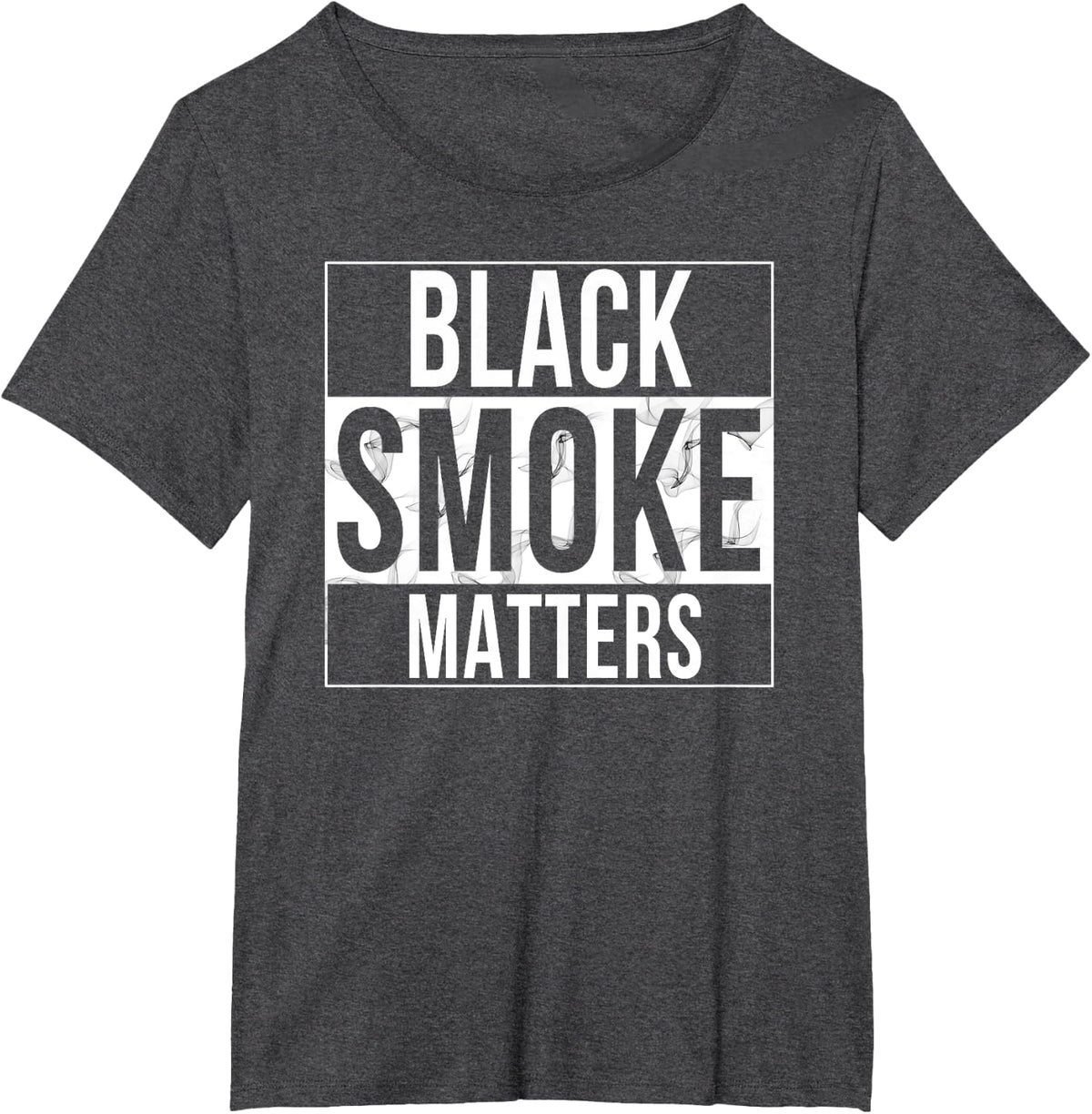 Black Smoke Matters Diesel Truck Drivers T-Shirt T-Shirt - Dark Heather Grey