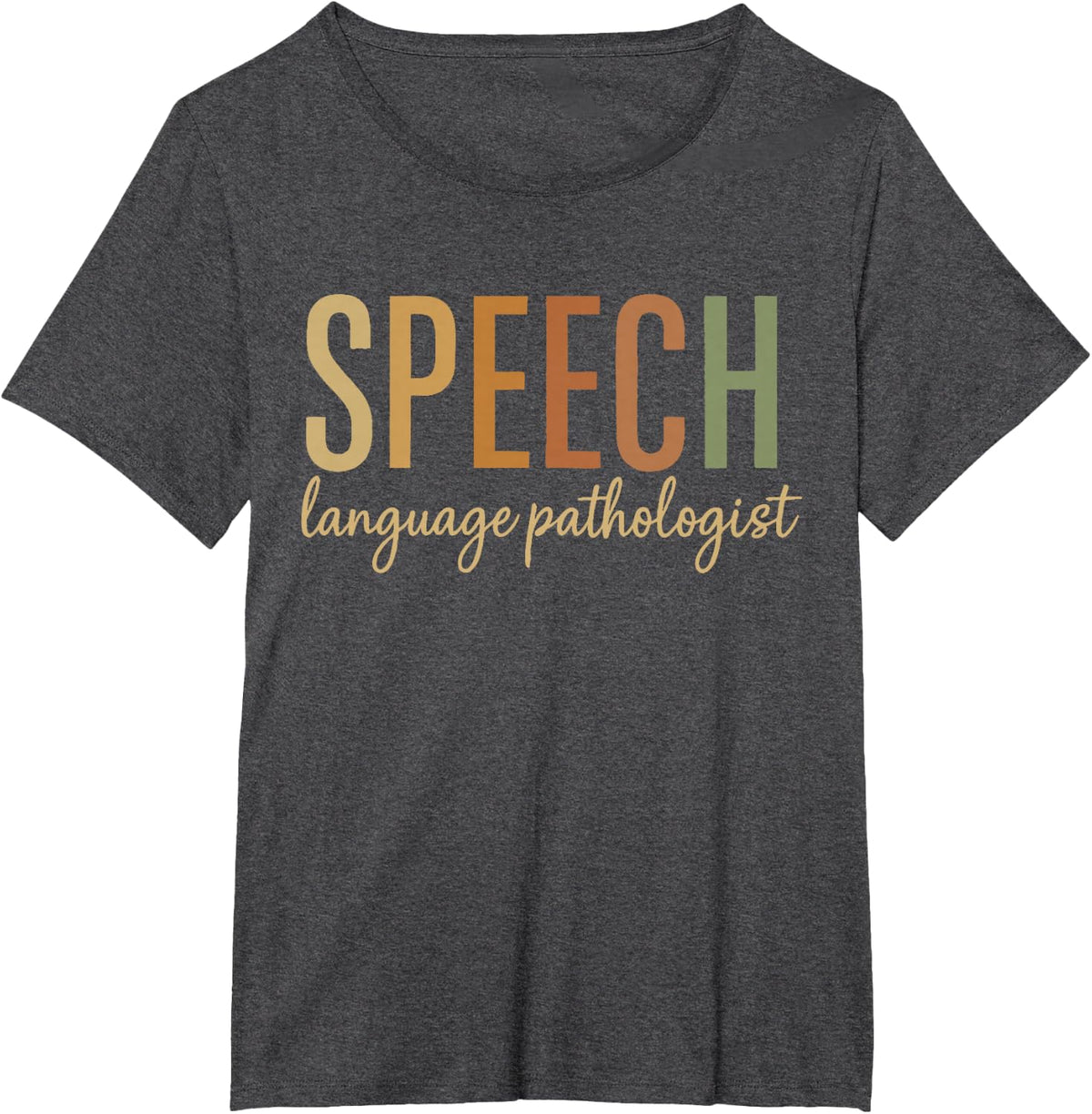 Speech Language Pathologist T-Shirt - Dark Heather Grey