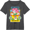 Sonic The Hedgehog Amy Rose Have No Fear Vibrant Pop Art T-Shirt - Dark Heather Grey