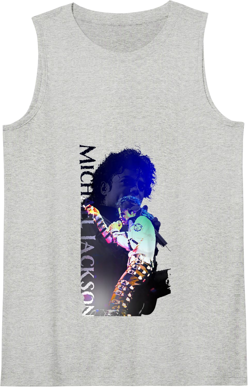 Michael Jackson 006 Tank Top - Heather Grey
