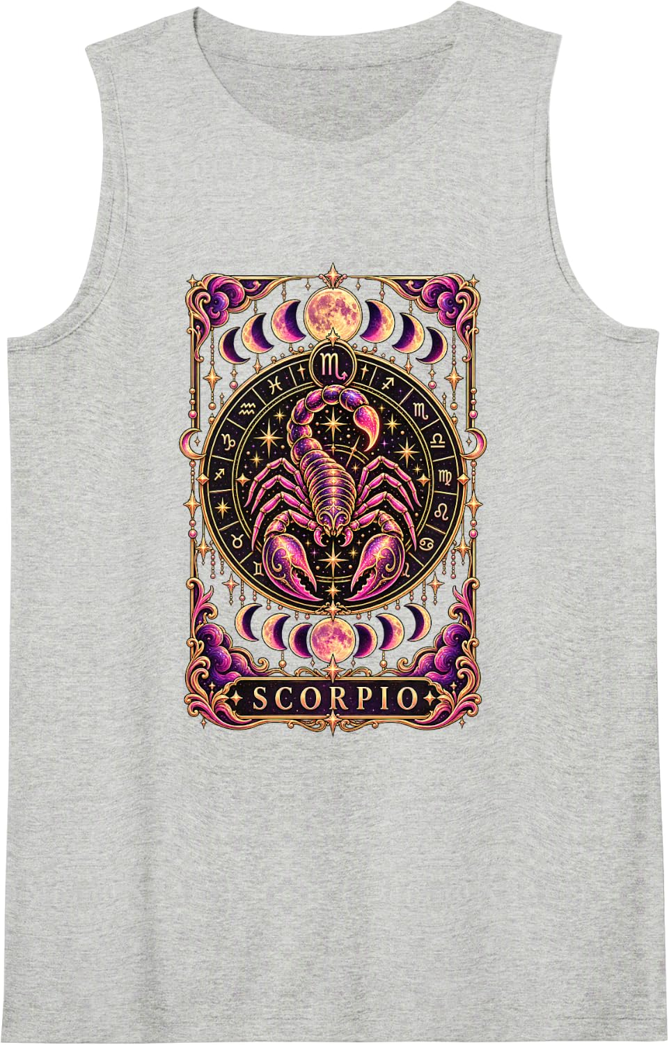 Halloween Skeleton Football Player Spooky Sports Design Sleeveless Tank Top - Heather Grey