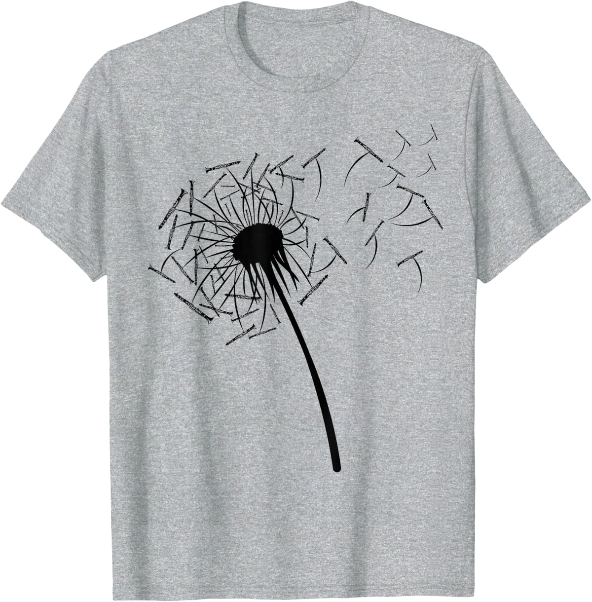 Dandelion Clarinet Shirt for Clarinetist | Clarinet T-Shirt - Heather Grey