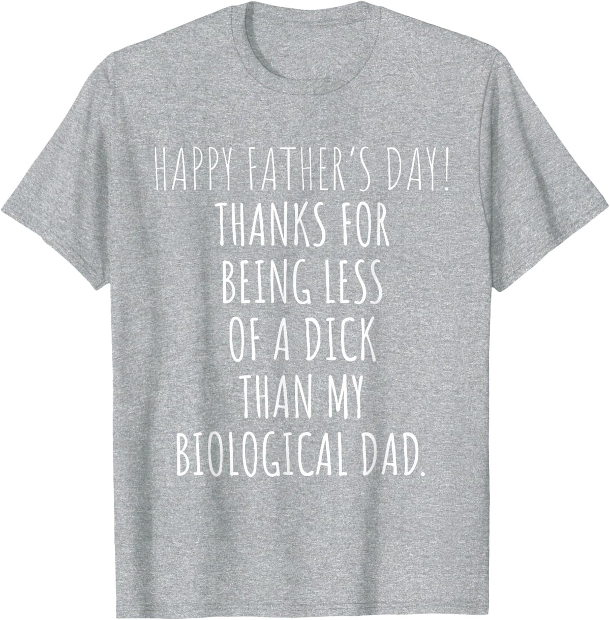 Funny Step-Dad Father's Day gift for Bonus Papa T-Shirt - Heather Grey