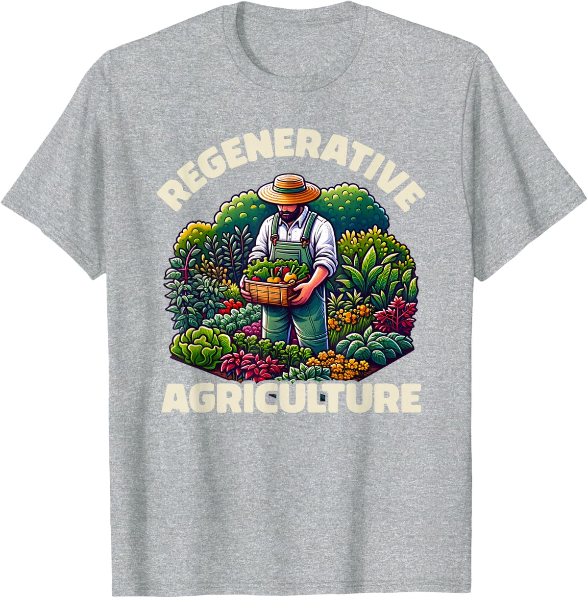Regenerative Agriculture Permaculture Urban Gardner Farmer T-Shirt - Heather Grey