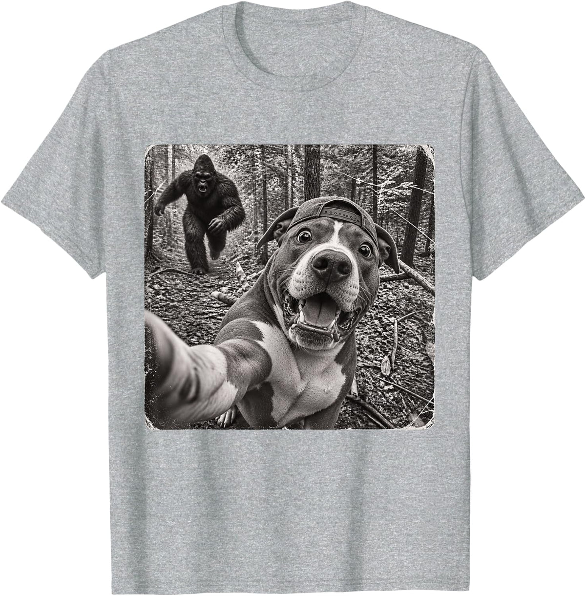 in Forest T-Shirt - Heather Grey